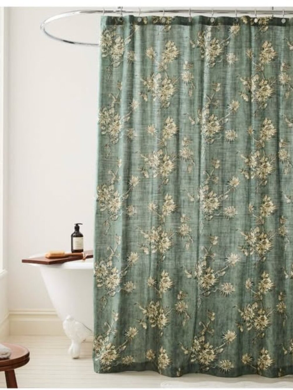West Elm Deco Blossom Shower Curtain